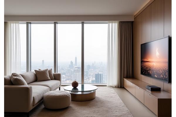 강남구 압구정동 펜트하우스의 스마트 리빙 공간